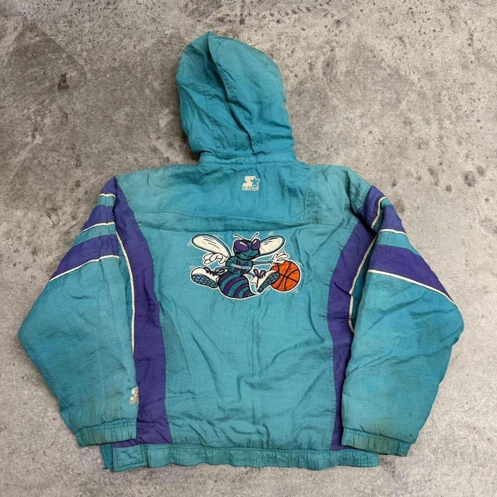 Vintage 90s Charlotte Hornets Starter Jacket
